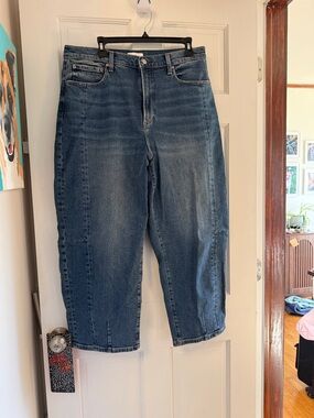 pistola Cropped High-Rise barrel Jeans